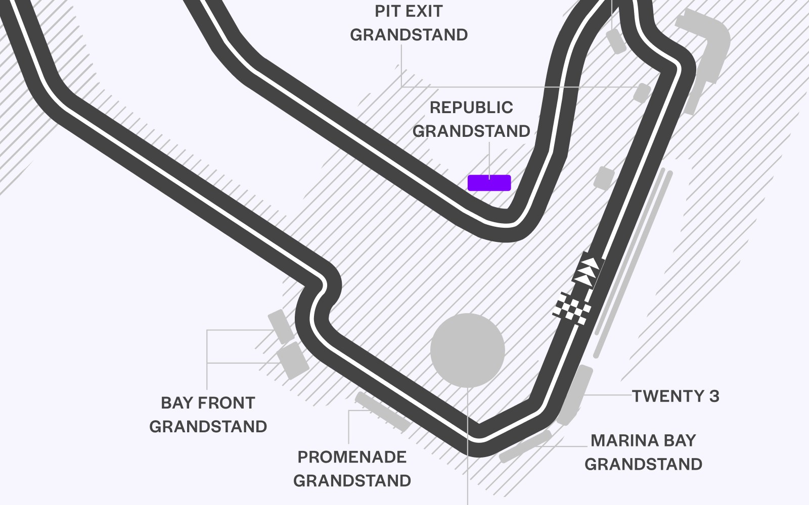 Singapore Grand prix grandstand tickets