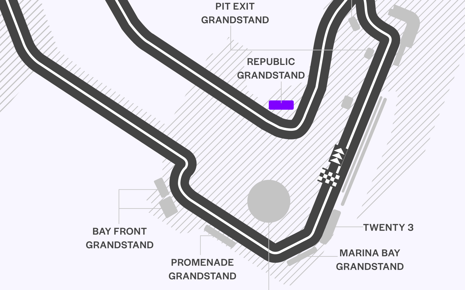 Singapore Grand prix grandstand tickets