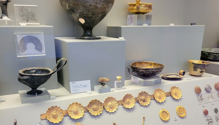 Collection of metalworks