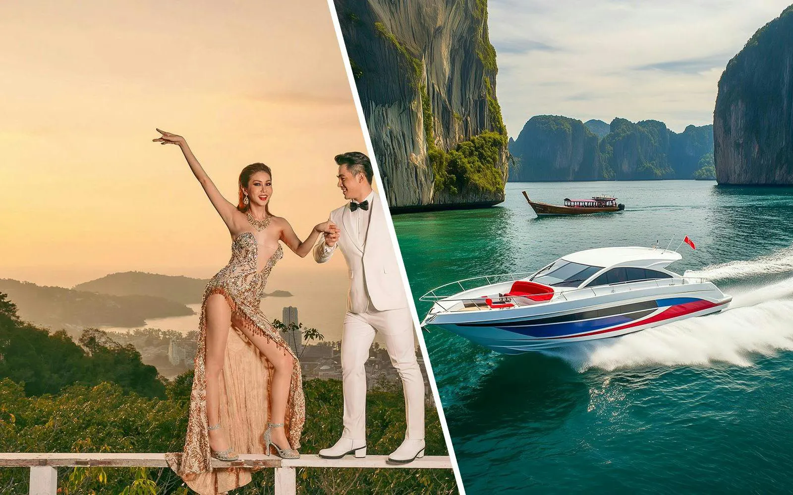 Combo: Simon Cabaret Show VIP Experience & Phi Phi Island Speedboat Tour from Phuket