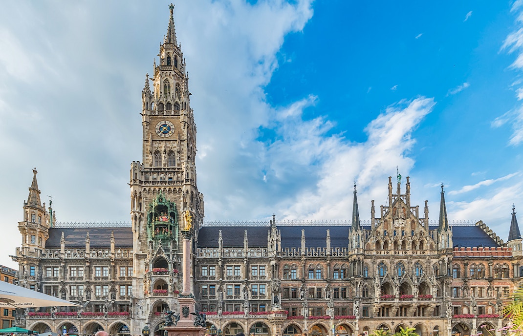 New Town Hall at Marienplatz Square in Munich, Bavaria, Germany