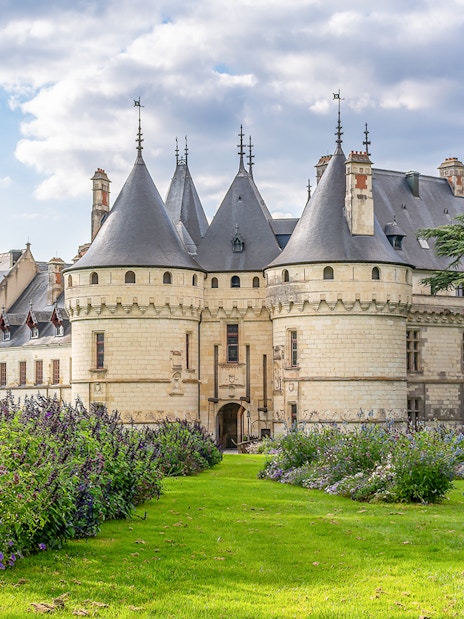 Château de Chaumont-sur-Loire with gardens, Loire Valley, France.