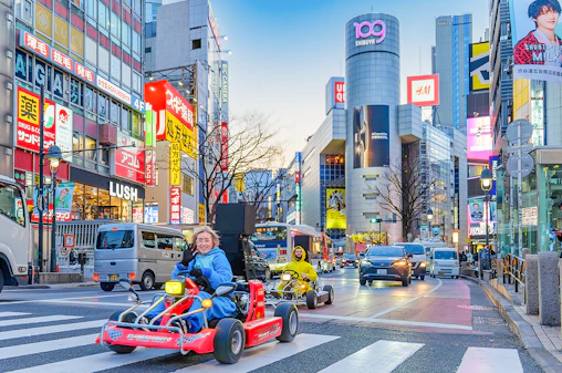 Expérience d'une heure de karting à Shibuya