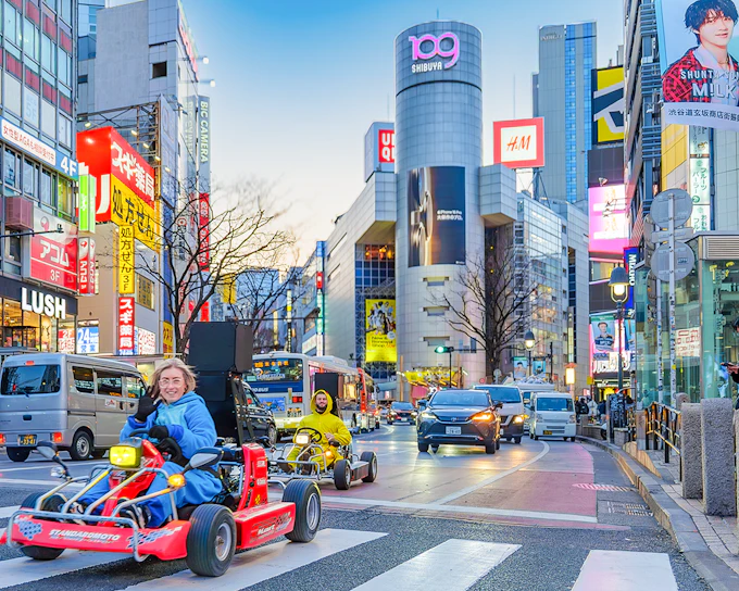 Tokyo: Shinjuku, Harajuku & Shibuya 60-Min Go-Karting Experience