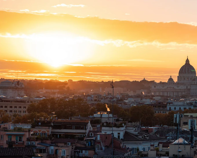 Rome: Sunset Golf Cart Tour with Panoramic Views (Product 52608)