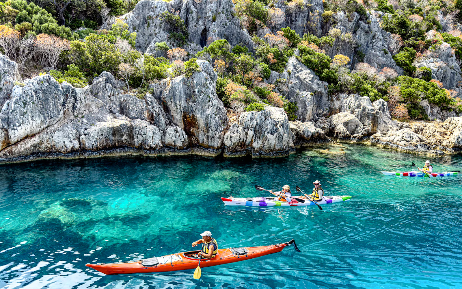 Kas: Sea Kayaking to the Sunken City & Kalekoy with Lunch