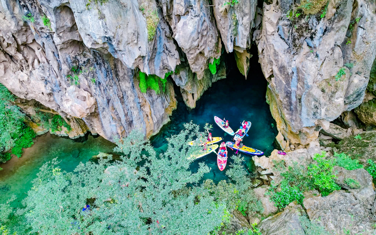 From Phong Nha: E Cave Trekking Tour & Abandoned Valley Expedition