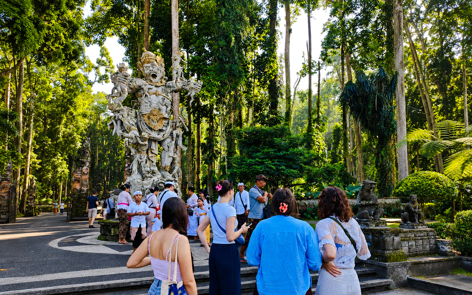 Ubud Private Tour with Tickets: Ubud Monkey Forest, Tegalalang Rice Terrace and Waterfalls Image 2