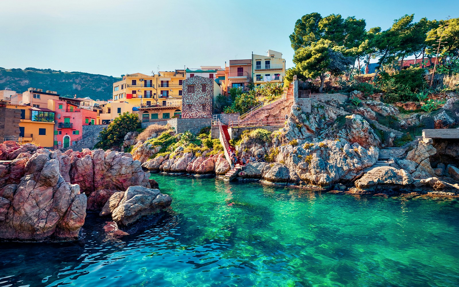 Sant Elia village in Palermo, Sicily