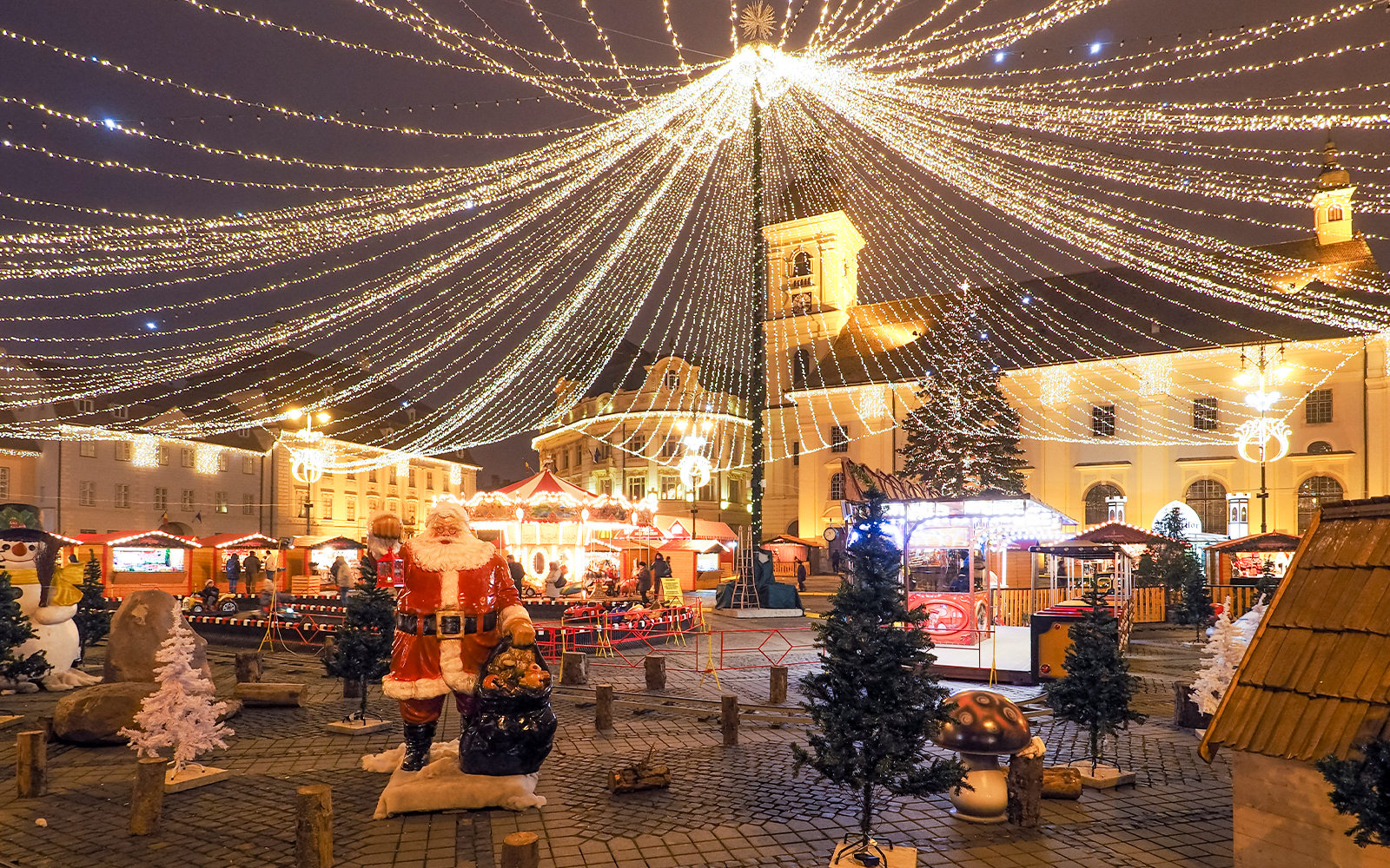 Christmas market in Sibiu