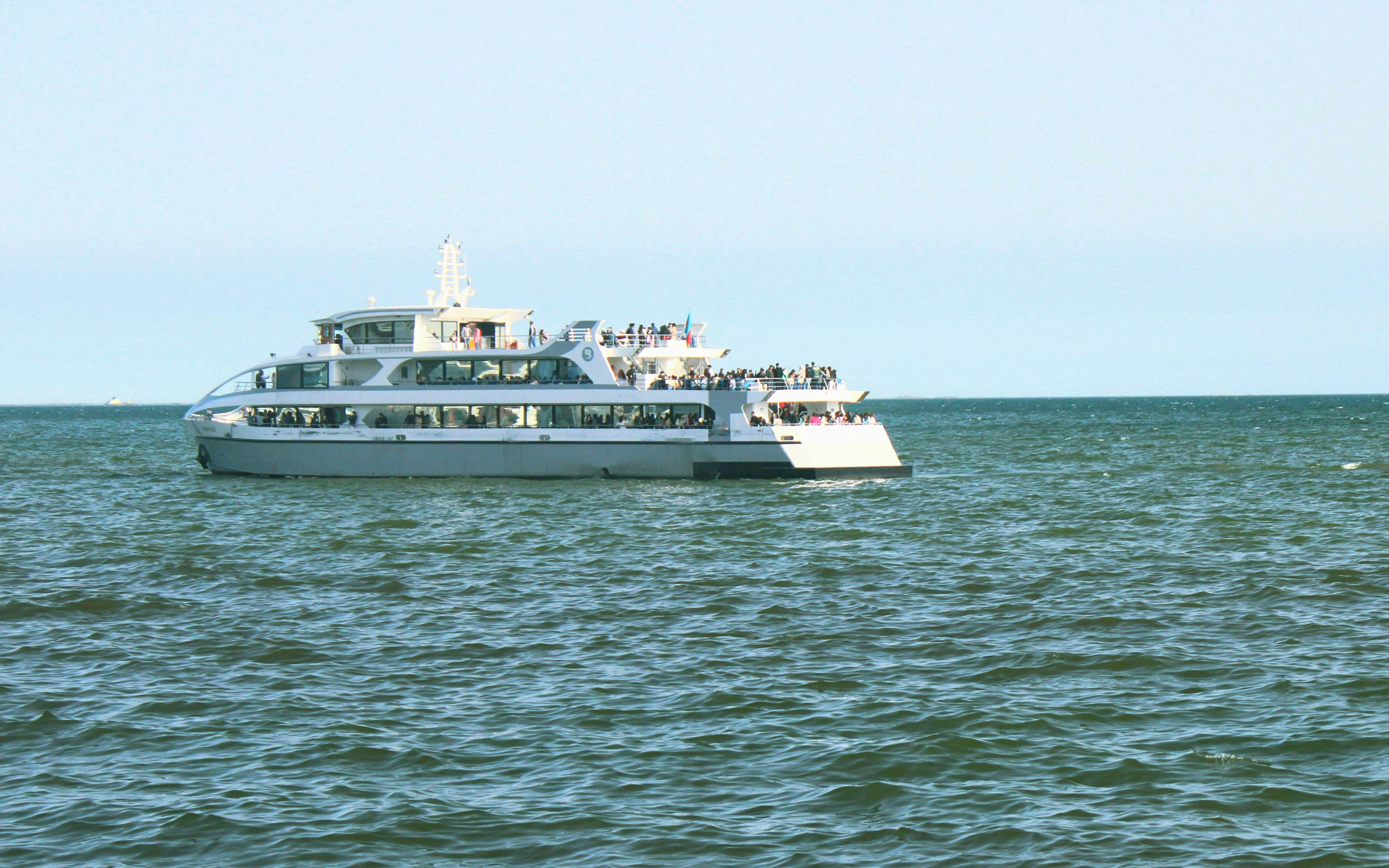 Boat tour on the Caspian Sea departing from Baku.