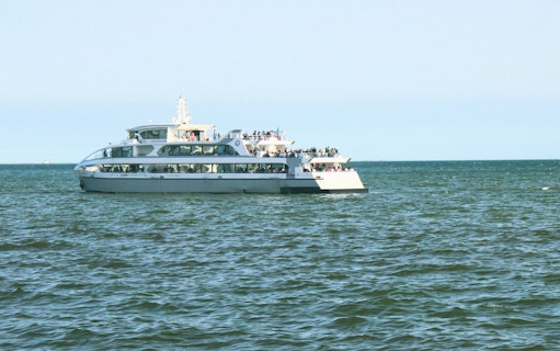 Boat tour on the Caspian Sea departing from Baku.