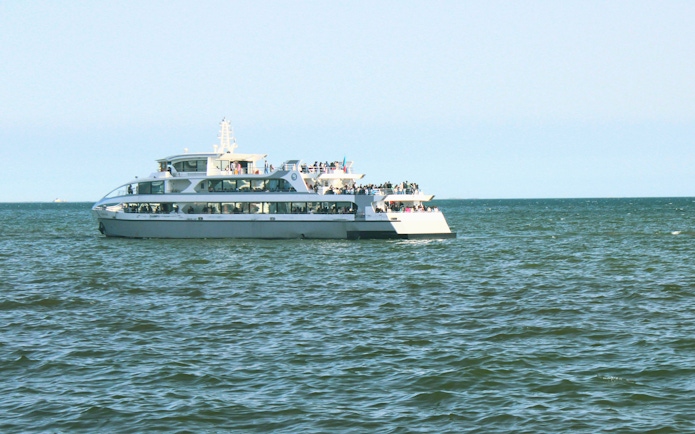 Boat tour on the Caspian Sea departing from Baku.