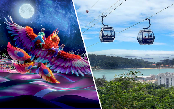 Combo: Singapore Cable Car Round-Trip Sky Pass + Wings of Time