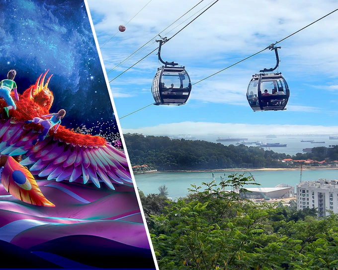 Combo: Singapore Cable Car Round-Trip Sky Pass + Wings of Time