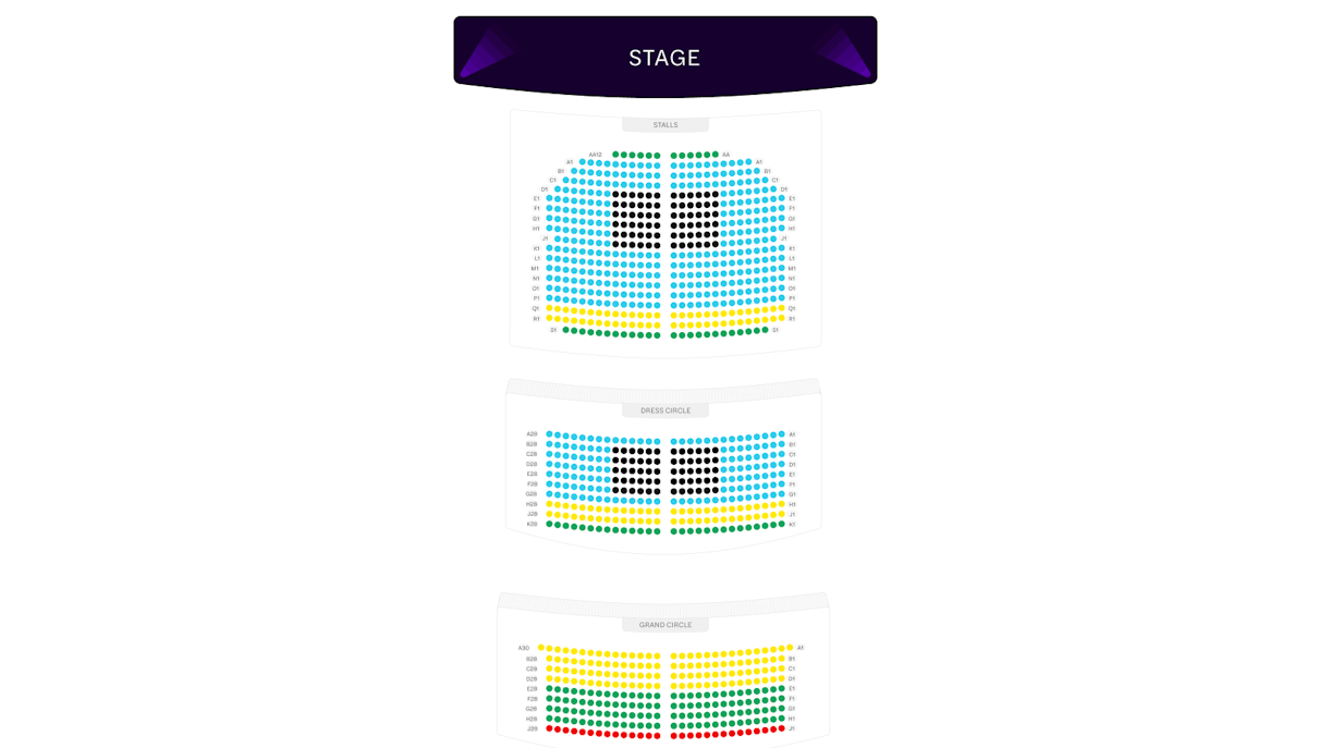 Phoenix Theatre Seating Plan image