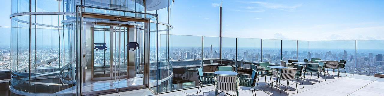 [Biglietti per il Mahanakhon Skywalk con accesso al tetto