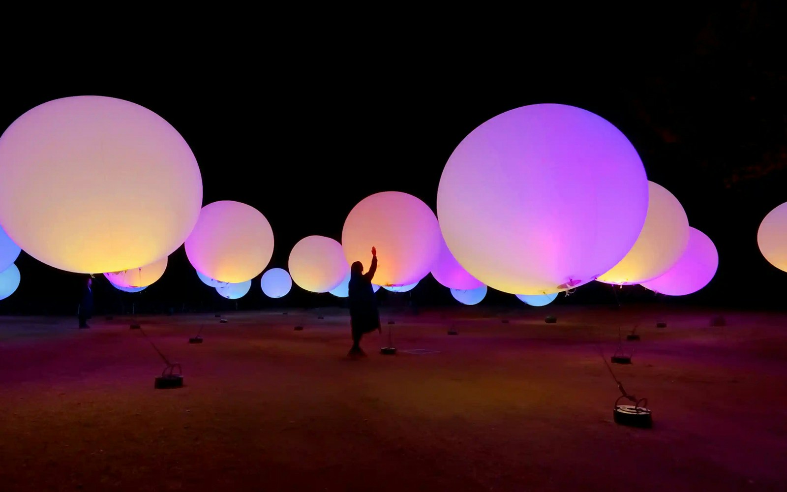 Floating Orbs Dome