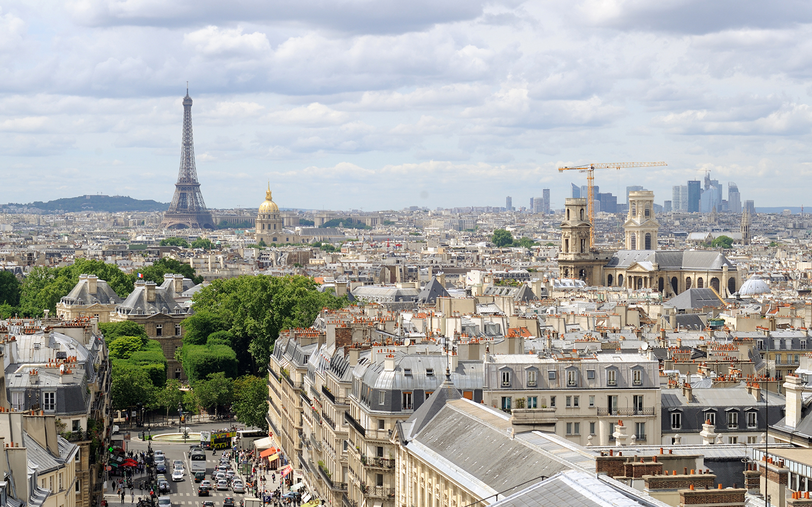 Paris Pantheon view from the Dome