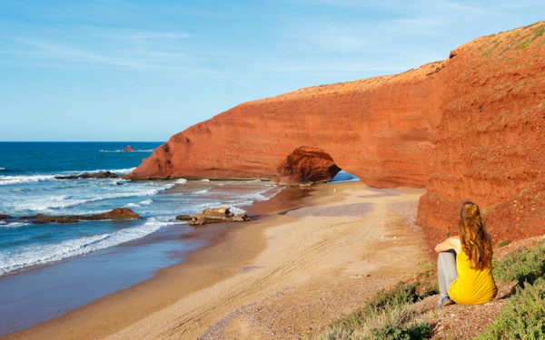 From Agadir: Legzira Beach & Tiznit Full-Day Guided Tour with Lunch