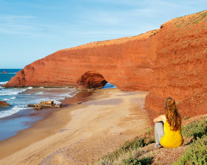 From Agadir: Legzira Beach & Tiznit Full-Day Guided Tour with Lunch