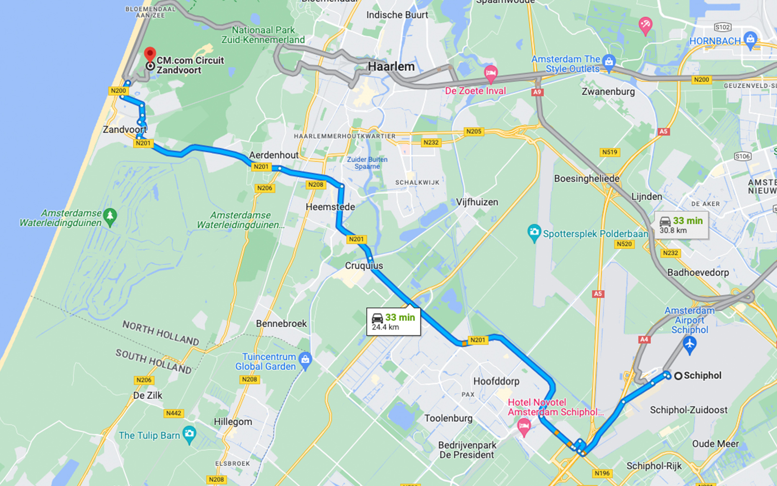 Getting to Dutch GP 2023