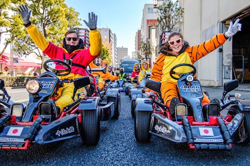 #Tokyo: Asakusa, Kaminarimon & Skytree 60/120-Min Go-Karting Experience by JAPANKART