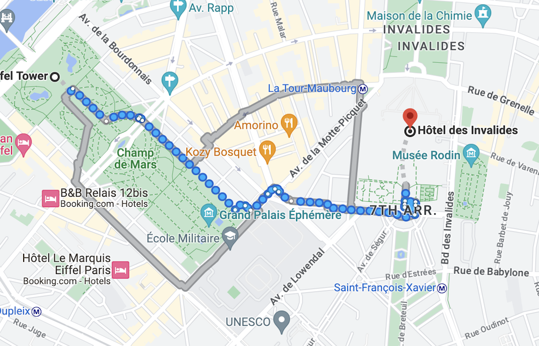 Parking Near Les Invalides