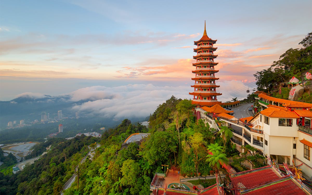 View from Genting Highlands in Kuala Lumpur