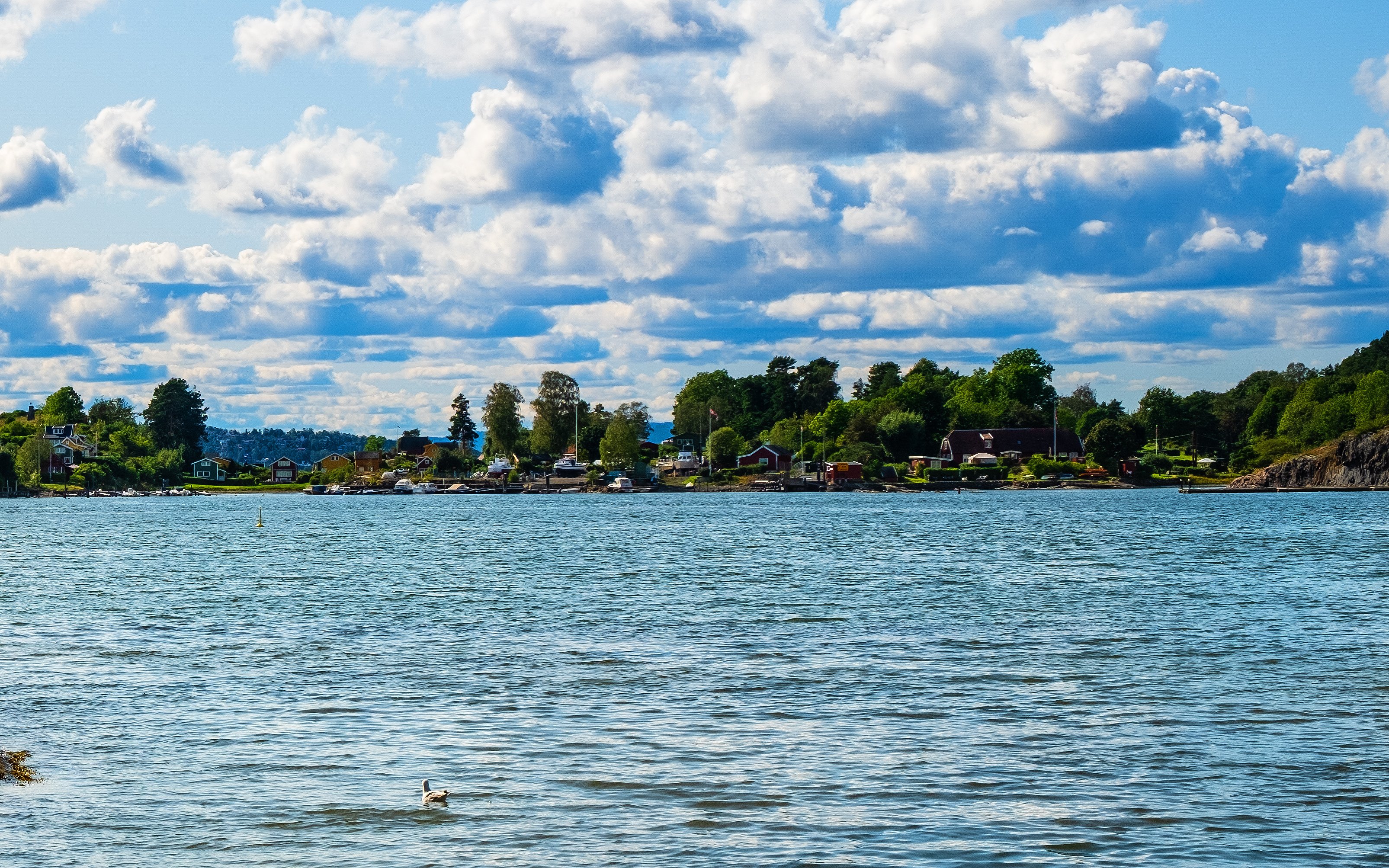 Insel Gressholmen (je nach gewählter Option)