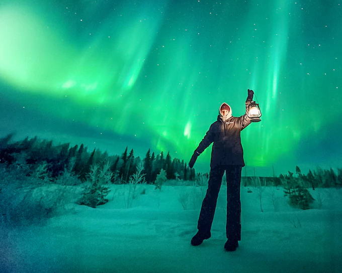 Rovaniemi: Big Group Northern Lights Tour with Guaranteed Sightings (8–48 Guests)