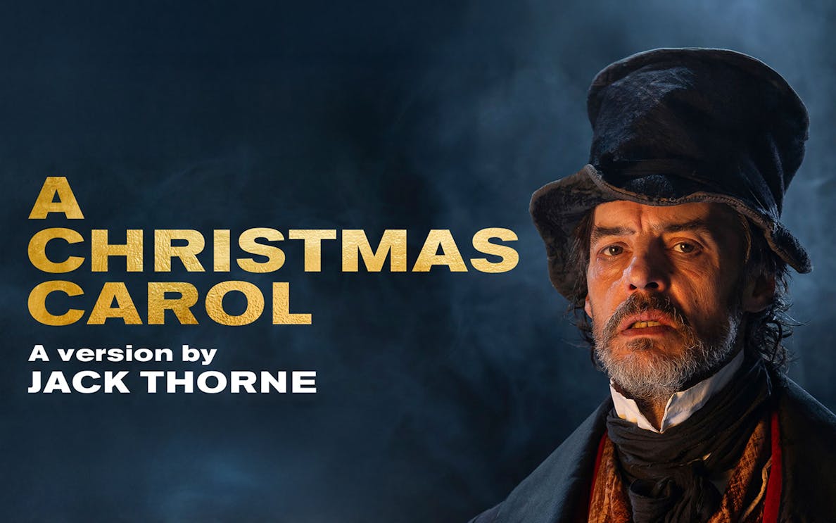 Actor in period costume for "A Christmas Carol" by Jack Thorne.