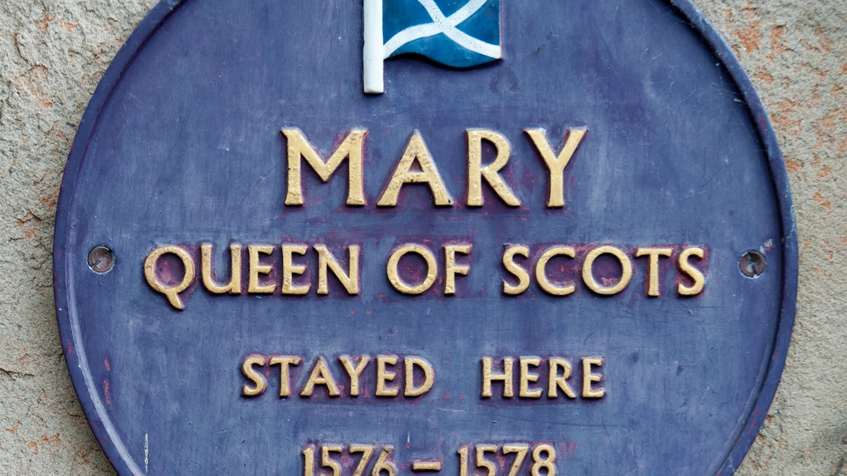 Mary Queen of Scots plaque
