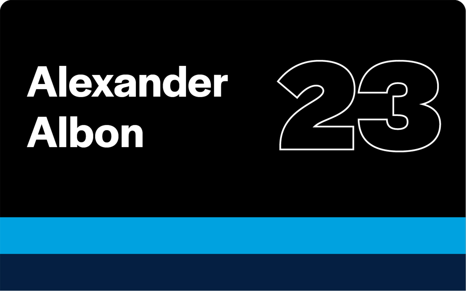 F1 Drivers Alexander Albon