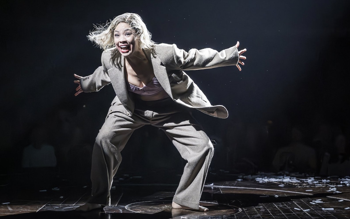 Performer on stage during Cabaret Westend show.