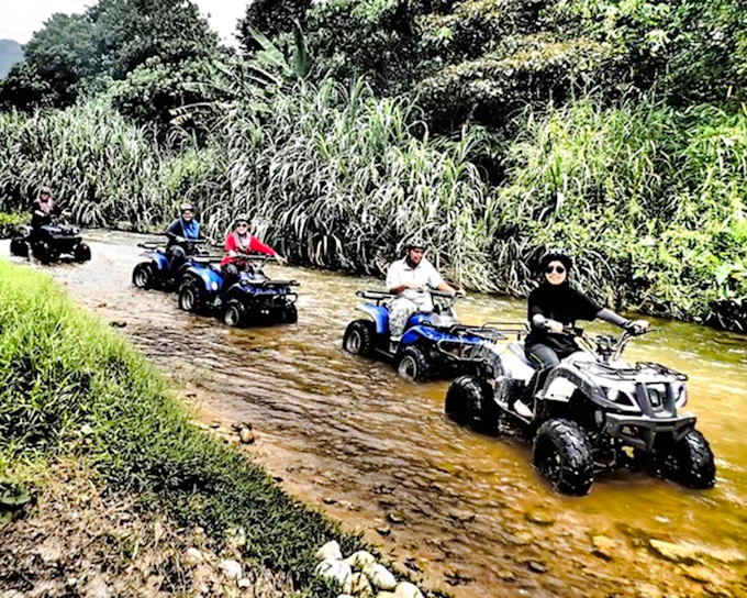 From Kuala Lumpur: Kemensah ATV Tour with Hotel Transfers