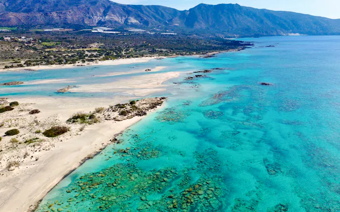 from chania: elafonisi pink sand beach day trip with honey tasting and elos village stop-1