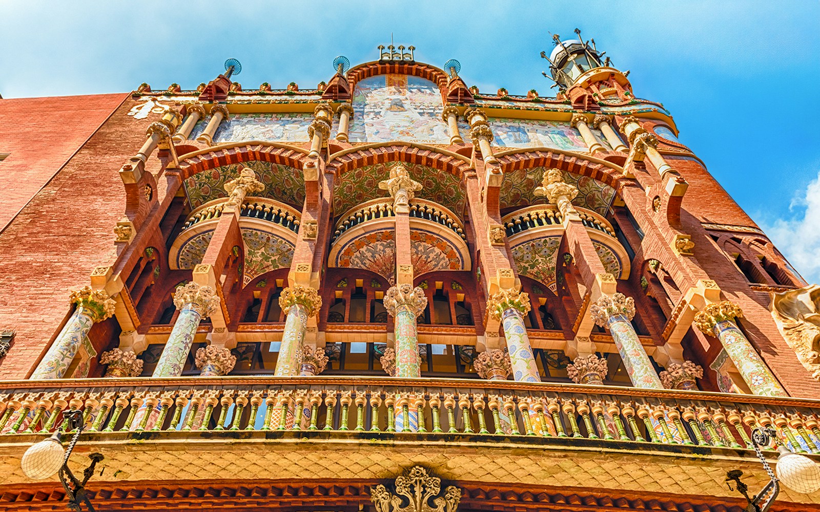 Façade at Palau de la Música Catalana