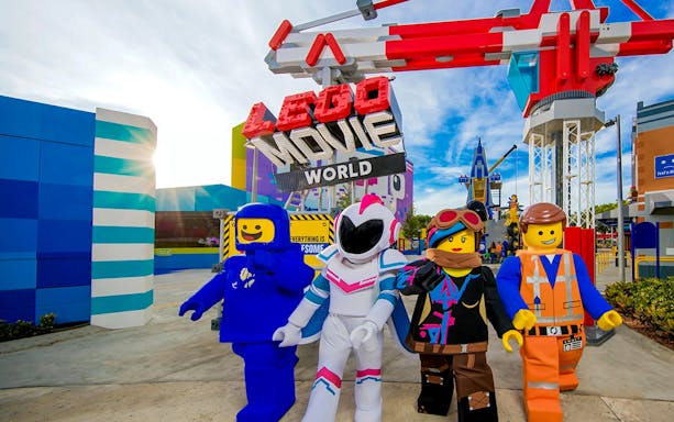 LEGO characters at LEGOLAND California's LEGO Movie World, included in San Diego CityPASS®.