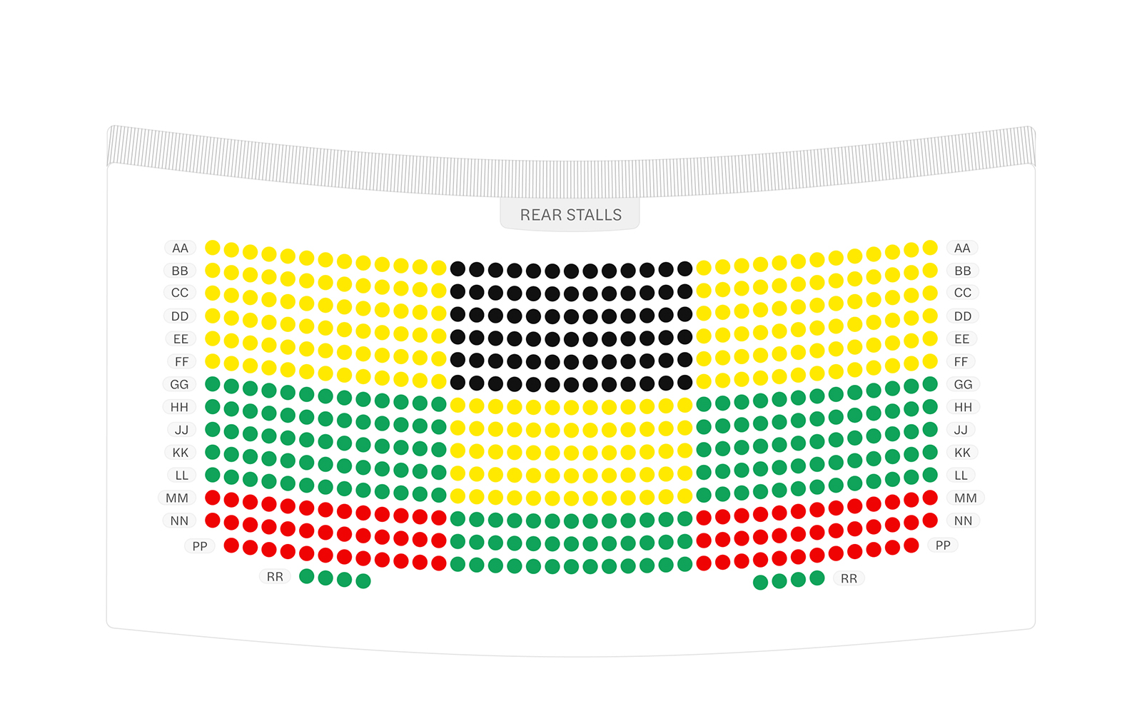 Queen Elizabeth Hall Rear Stalls