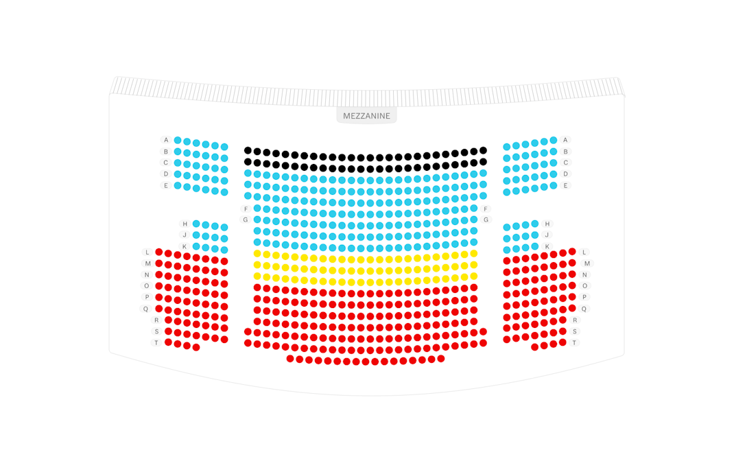 Neil Simon Theatre Mezzanine