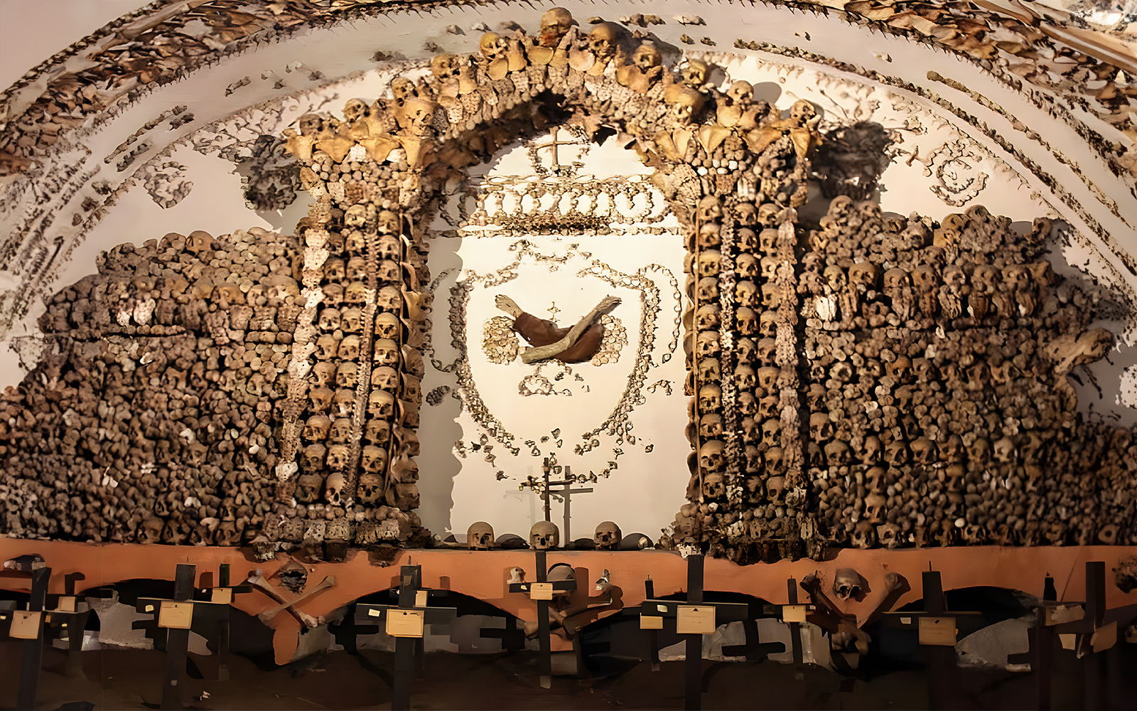 From Rome: Capuchin Crypt, Christian Catacombs & San Nicola Basilica Guided Tour