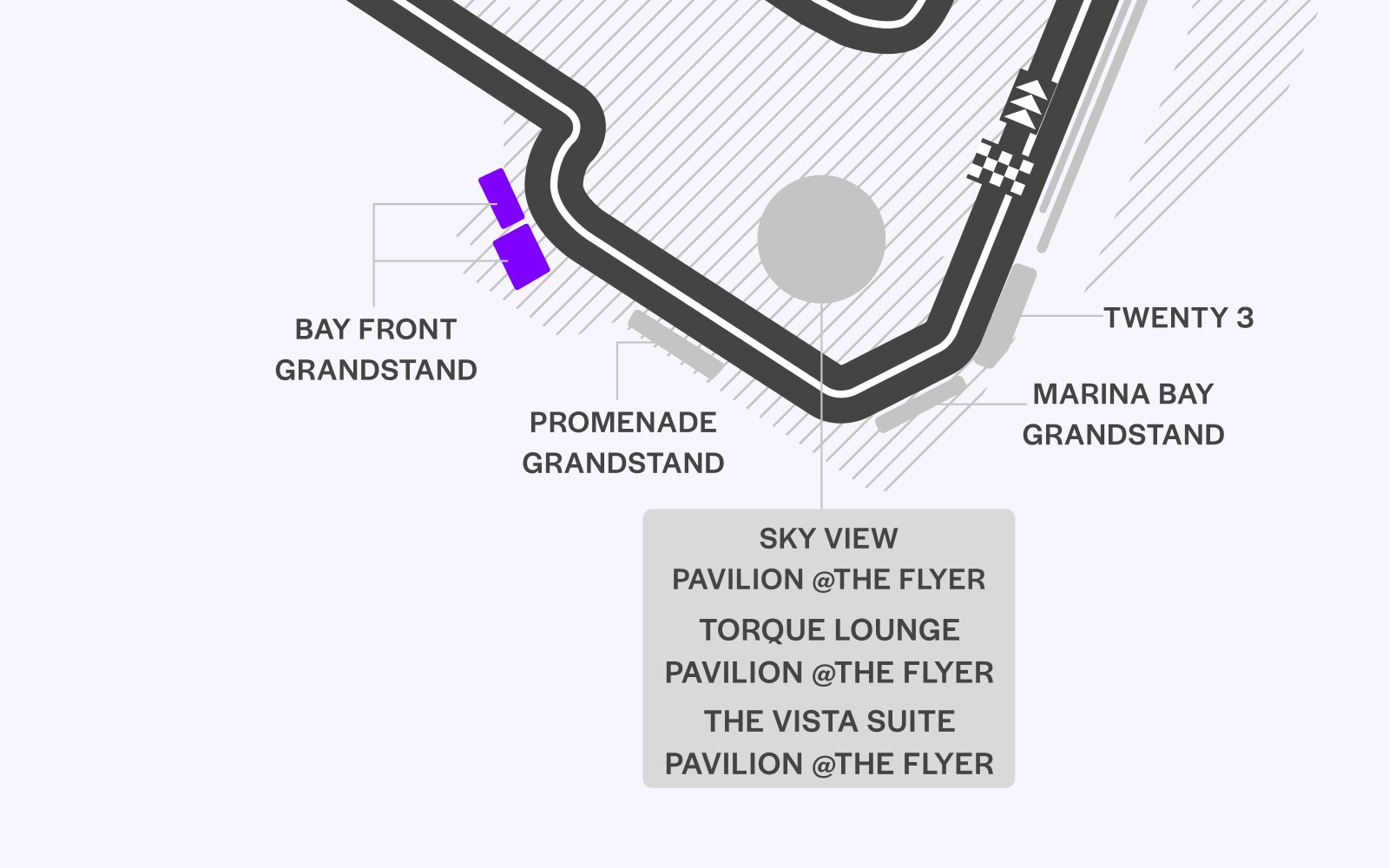 Singapore GP Bayfront grandstand tickets