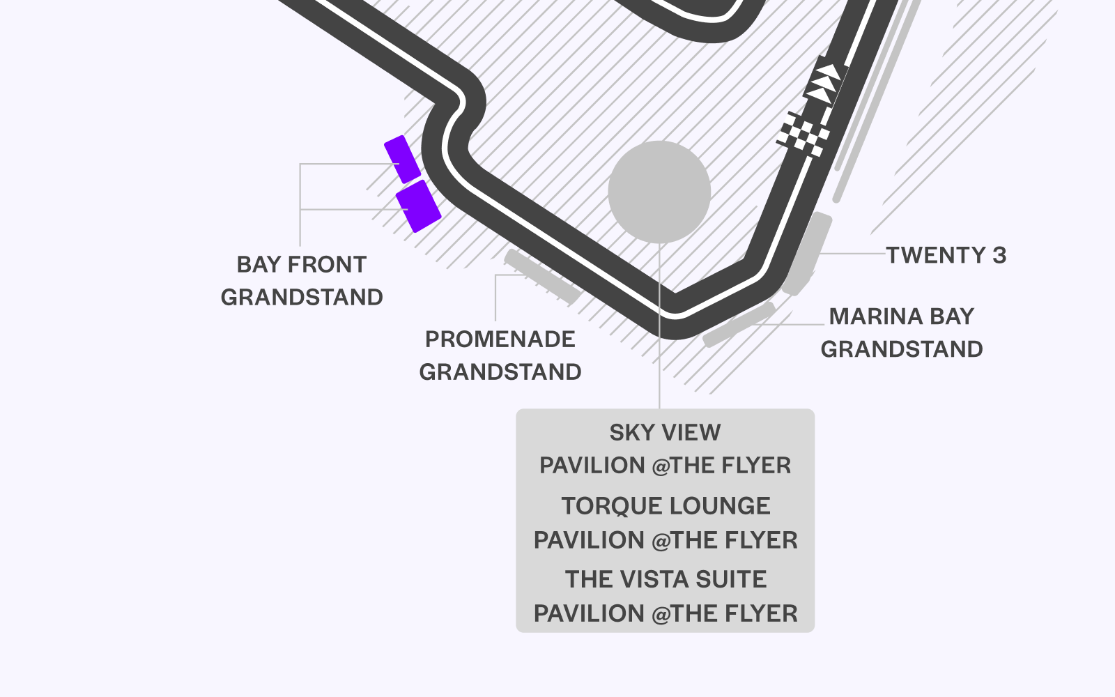 Singapore GP Bayfront grandstand tickets