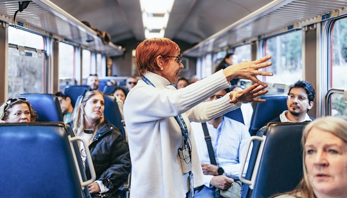 People inside the train