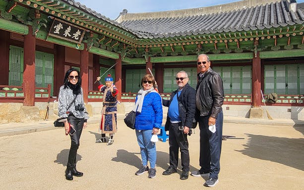 Tourists at Changdeokgung Palace, Seoul