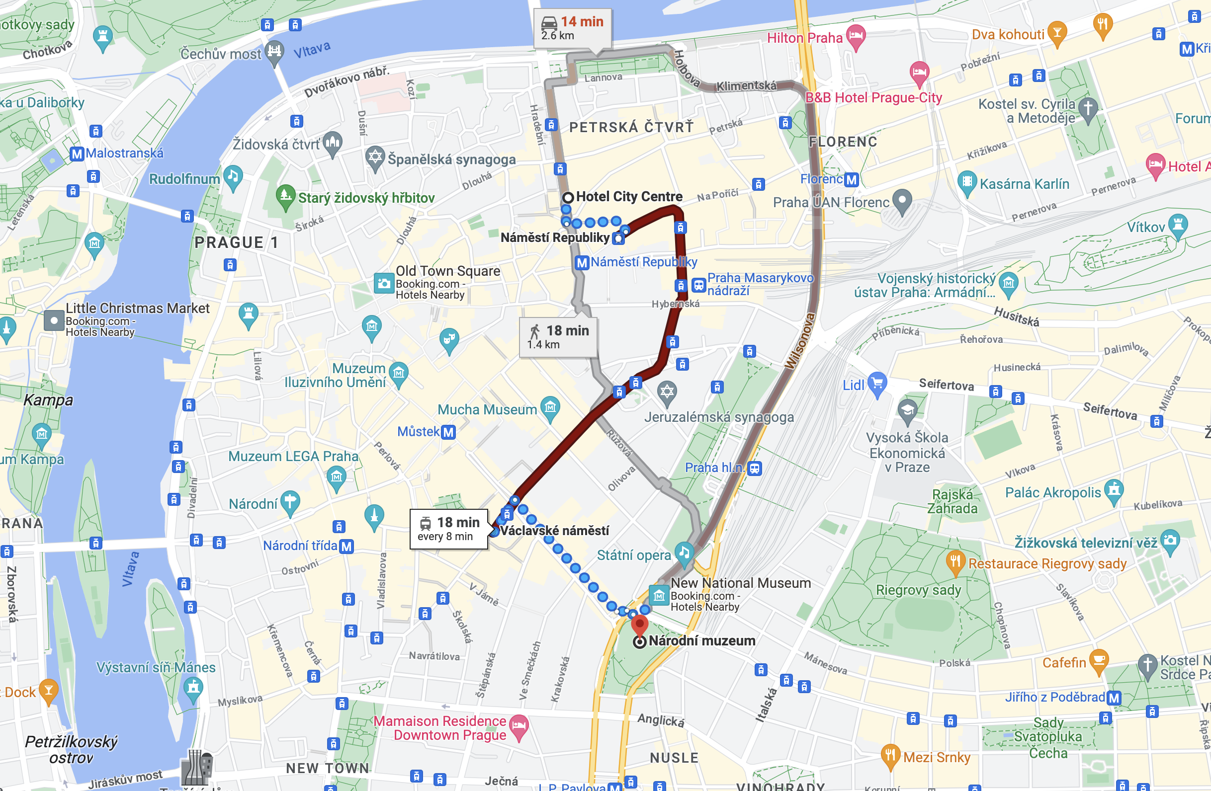 Getting to Prague National Museum By Metro