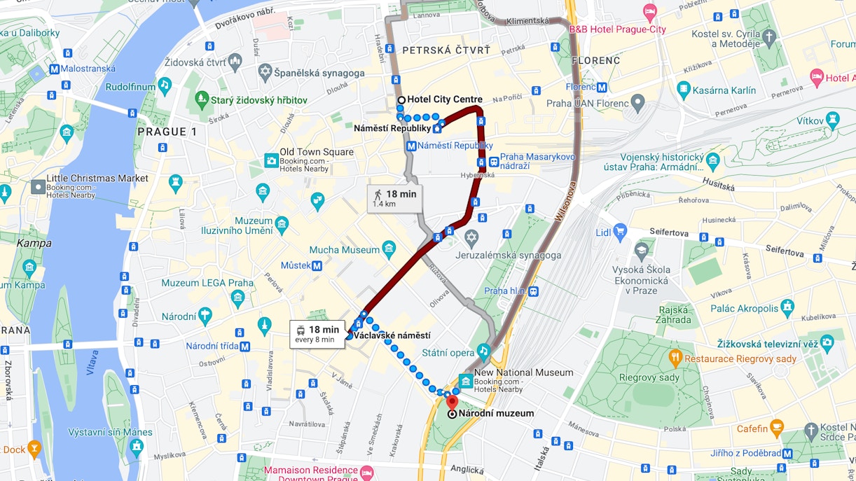 Getting to Prague National Museum By Metro