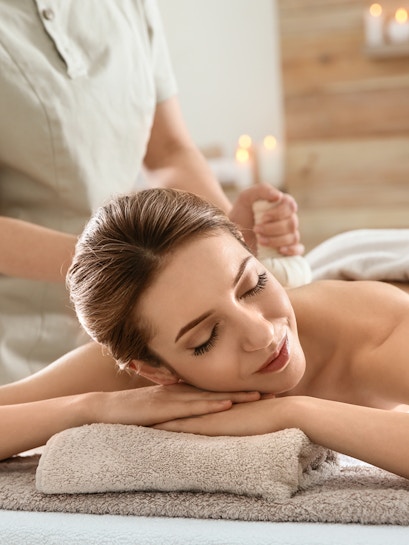 Yoga session overlooking the ocean in Bali, Indonesia.