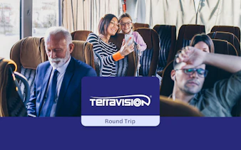 Passengers on a Terravision bus from Rome Ciampino Airport to city center.